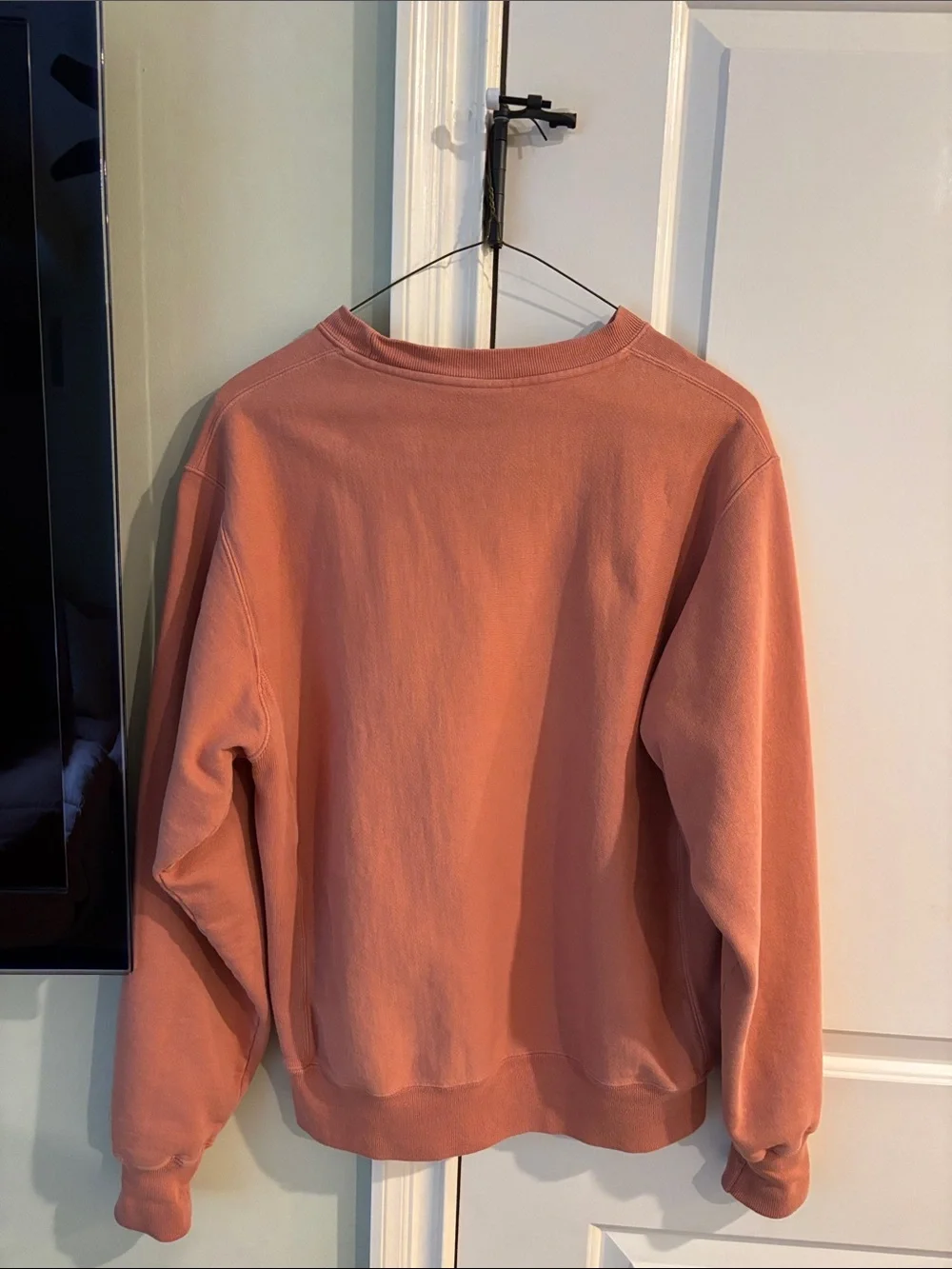 Champion Coral Crewneck Sweatshirt with 